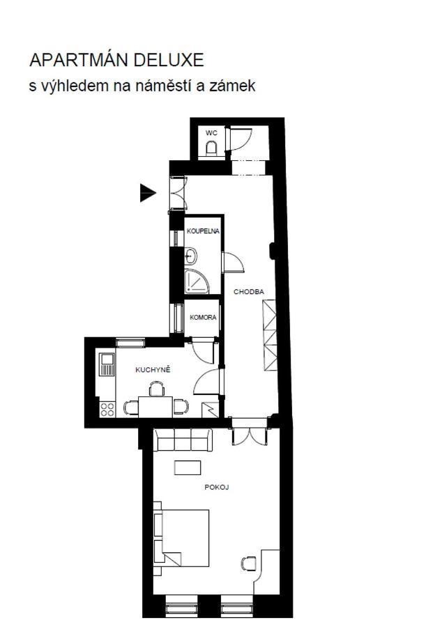 Apartmany Velke Namesti Kroměříž Kültér fotó